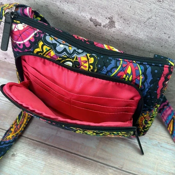 Vera Bradley Twilight Paisley Crossbody Purse - Picture 6 of 6